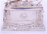 NELSON: A fine and rare Edwardian silver model of Admiral Lord Nelson