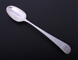 A George II Old English pattern sterling silver basting spoon