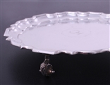 A Scottish Edwardian sterling silver waiter