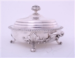 A pair of George IV Old Sheffield silver plate vegetable dishes and covers