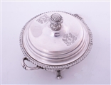 A pair of George IV Old Sheffield silver plate vegetable dishes and covers