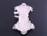 A George II sterling silver snuffer's tray