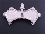 A George II sterling silver snuffer's tray