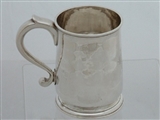 George II silver mug London 1730 John Gamon