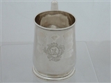 George II silver mug London 1730 John Gamon