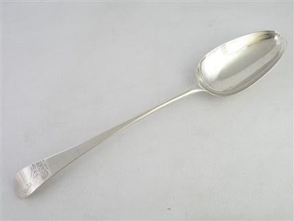 Crested Old English Pattern Serving Spoon, 1772