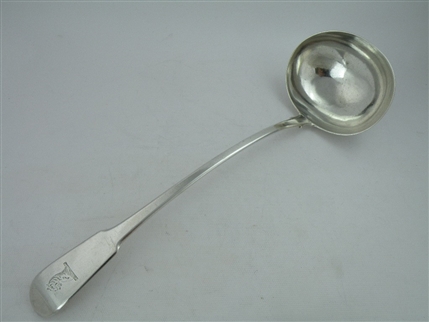 Georgian Fiddle Pattern Soup Ladle