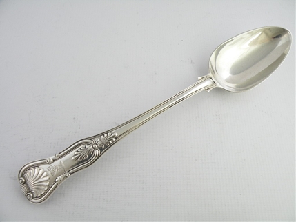 Georgian King's Pattern Silver Basting Spoon