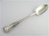 Georgian King's Pattern Silver Basting Spoon