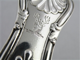 Georgian King's Pattern Silver Basting Spoon