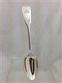 Antique Victorian Sterling Silver Fiddle Pattern Tablespoon 1855