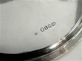 PAIR GEORGIAN GEO. III SILVER SALVERS / TRAYS LONDON 1786 (ARMS OF PICKERING)