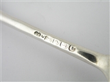 Victorian silver private die Knife & Fork