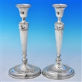 George III Sterling Silver Candlesticks