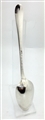 Antique George III hallmarked Sterling Silver Old English Feather-Edge Pattern Dessert Spoon 1779