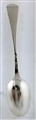 Antique George III Sterling Silver Hanoverian Pattern Teaspoon c.1770