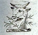 Antique George III Sterling Silver Hanoverian Pattern Teaspoon c.1770