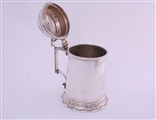 A fine Victorian sterling silver tankard