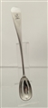 Antique Victorian Sterling Silver Old English Pattern Condiment Spoon 1883