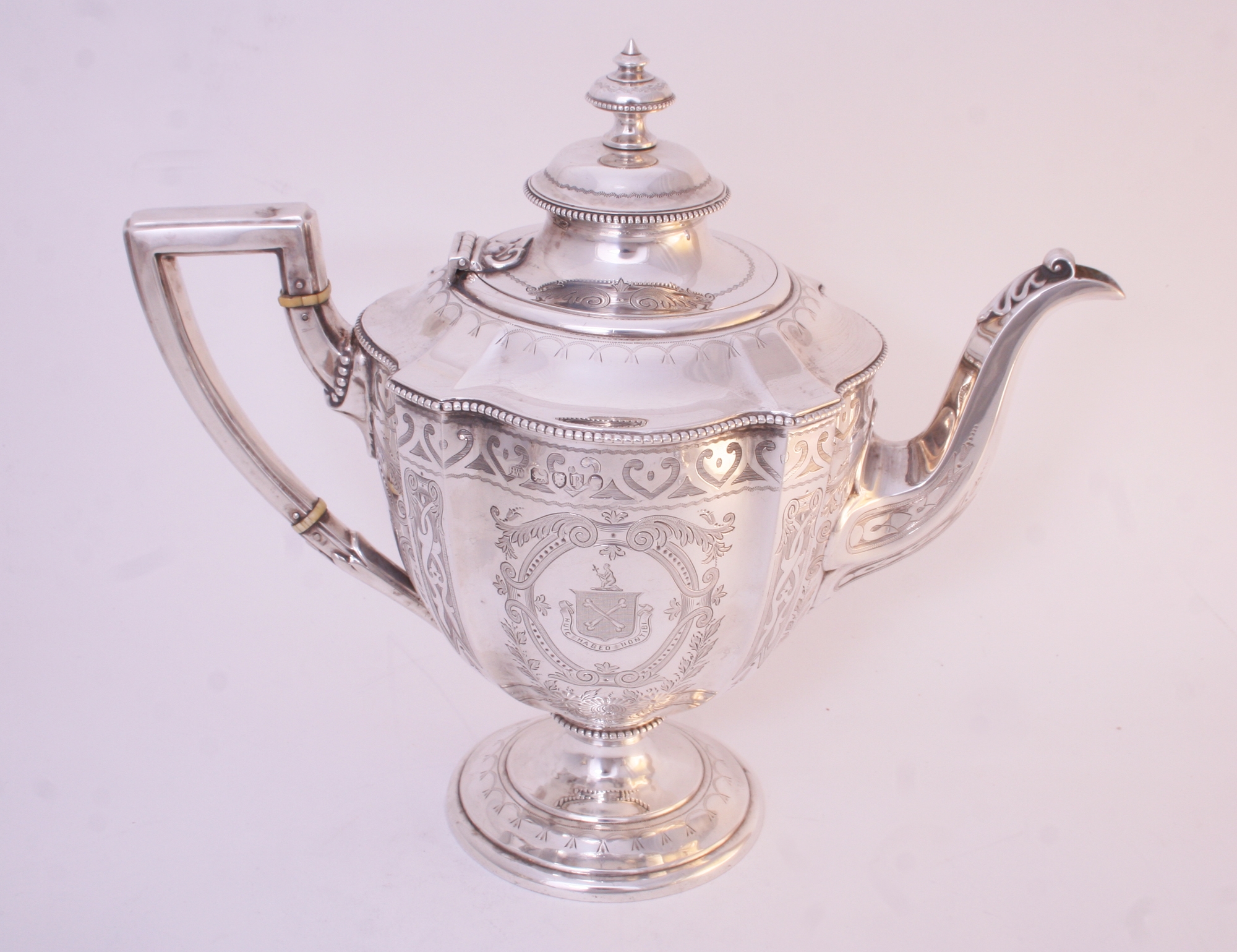 miniature sterling silver tea set