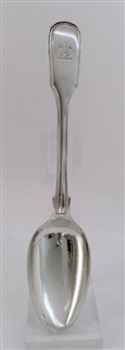 Antique hallmarked William IV Sterling Silver Fiddle and Thread Pattern Teaspoon 1835