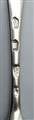 A Pair of Antique George II Sterling Silver Hanoverian pattern 3 Tined Dessert Forks 1735