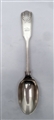 Antique Sterling Silver Victorian Fiddle Thread and Shell Tea Spoon 1894