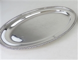 Fine pair of George III sterling silver meat dishes