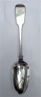 Antique Sterling Silver George IV Fiddle Pattern Table Spoon 1829