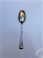 Antique Sterling Silver George II Hanoverian Pattern Teaspoon c.1735