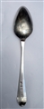 Antique Sterling Silver George III Bright Cut Old English Pattern Tea Spoon 1792