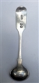 Antique Sterling Silver Canadian Silver Victorian Fiddle Pattern Salt Spoon 1845