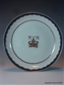 Chinese Armorial Porcelain MARITIME Tea Bowl & Saucer with CAPTAIN CHARLES LENNOX Family & Clan Arms. E.I.C. Qianlong Emperor 中国纹章瓷板乾隆帝