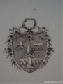 Chinese Armorial TEMPLER family crest coat arms Plate Platter QIANLONG Emperor 中国纹章瓷板乾隆帝