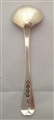 Antique George IV hallmarked Sterling Silver Old English Pattern Salt Spoon 1821