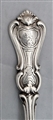 Antique hallmarked Victorian Sterling Silver Albert Military Pattern Teaspoon 1841