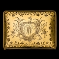 ANTIQUE 18thC ENGLISH SOLID GOLD EXCEPTIONAL SNUFF BOX, WILLIAM GATTLIFFE c.1710