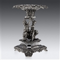 ANTIQUE 19thC REGENCY SOLID SILVER IMPRESSIVE FIGURAL CENTREPIECE, BENJAMIN SMITH c.1829