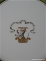 Worcester Flight Barr Barr Plate Armorial Porcelain SPARKE Sparkes West Lodge Hall Family Coat Arms Crest
