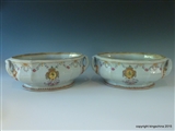Chinese Armorial Porcelain SUTTON Comte De Clonard Tureens QIANLONG COMPAGNIE DES INDES EAST INDIA COMPANY 中国纹章瓷板乾隆帝