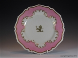Flight Barr Barr Armorial Porcelain Worcester Plate Family Coat Arms Crest