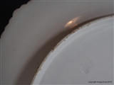 Flight Barr Barr Armorial Porcelain Worcester Plate Family Coat Arms Crest