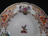 Pair Chamberlains Armorial Porcelain Worcester Plates HORROCKS Family Preston Cotton Martyrs