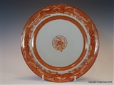 Chinese Armorial Porcelain  Maritime Plate RED ROVER Ship East India Company Opium