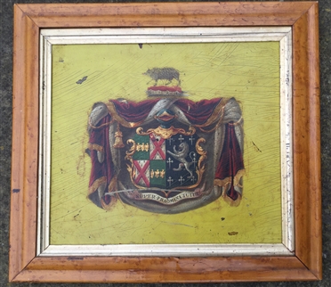 Regency carriage panel for Sir William Wynn Wynne