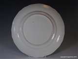 ROCKINGHAM ARMORIAL PORCELAIN PLATE VISCOUNT DUNCAN CAMPERDOWN ADMIRAL DUNCAN