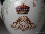 SEVRES ARMORIAL ROYAL WORCESTER TEA SET TETE A TETE VISCOUNT CROWN