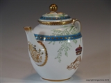 SEVRES ARMORIAL ROYAL WORCESTER TEA SET TETE A TETE VISCOUNT CROWN