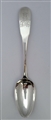 Antique hallmarked Irish sterling silver George III Fiddle Pattern Table Spoon 1803