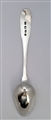 Antique hallmarked Irish sterling silver George III Fiddle Pattern Table Spoon 1803